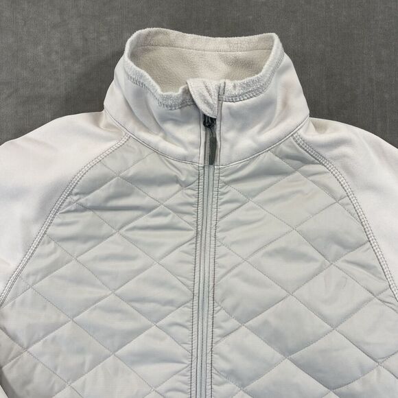 Marmot Woman's Small White/Gray Variant Polartec Jacket - Picture 2 of 7